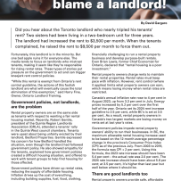Blame a Landlord