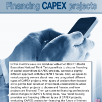 Financing Capex Projects RENTT