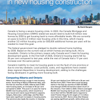 Regional disparities in new housing construction