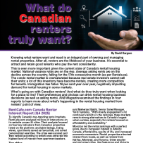 What do Canadian renters truly want?