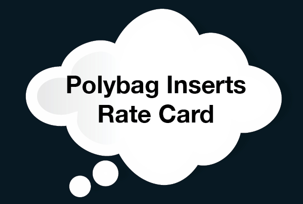 Polybag Inserts Rate Card