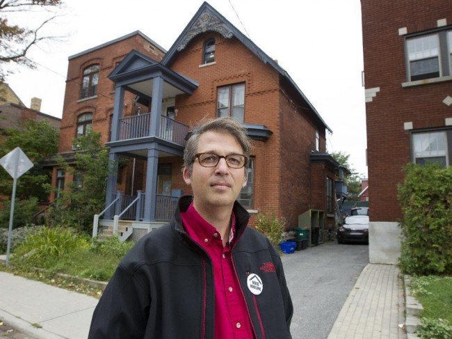 Ray Sullivan, executive director of Centretown Citizens Ottawa Corporation, said the city and others could make it easier to create more affordable housing. Picture by: Pat McGrath / Ottawa Citizen
