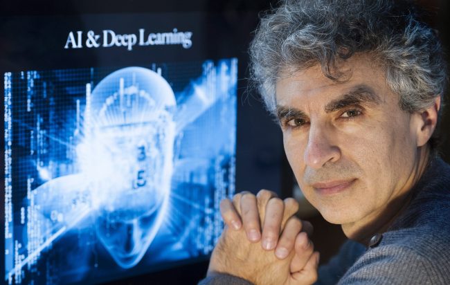 Computer Science professor Yoshua Bengio poses at his home in Montreal, Saturday, November 19, 2016. THE CANADIAN PRESS/Graham Hughes