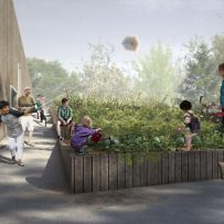 Gardening greens up multi-family architecture
