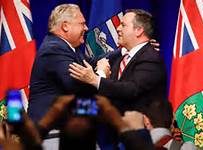 Kenney and Ford discuss carbon tax, pipelines at Toronto meeting