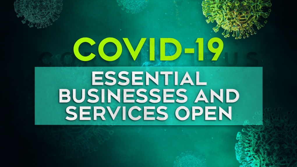 UPDATED LIST OF ESSENTIAL BUSINESSES IN ONTARIO