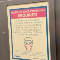 TORONTO MAKES MASKS MANDATORY IN APARTMENT BUILDINGS