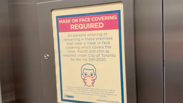 TORONTO MAKES MASKS MANDATORY IN APARTMENT BUILDINGS