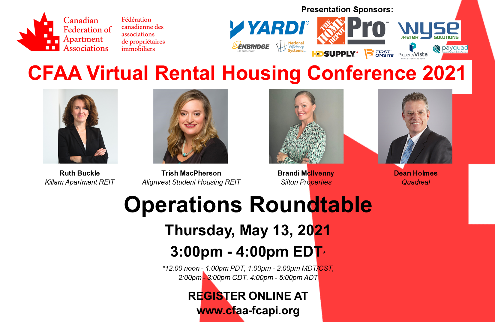 REGISTER FOR THE OPERATIONS ROUNDTABLE