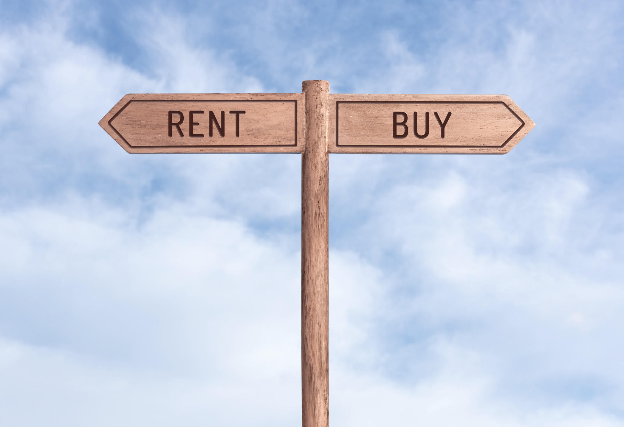 RENT VERSUS BUY NOW SEEN IN A NEW LIGHT
